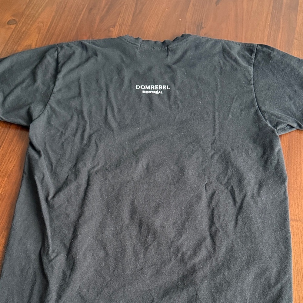 Domrebel - RARE VINTAGE - Black Graphic T-Shirt with Cartoon Design - large men - Picture 6 of 6